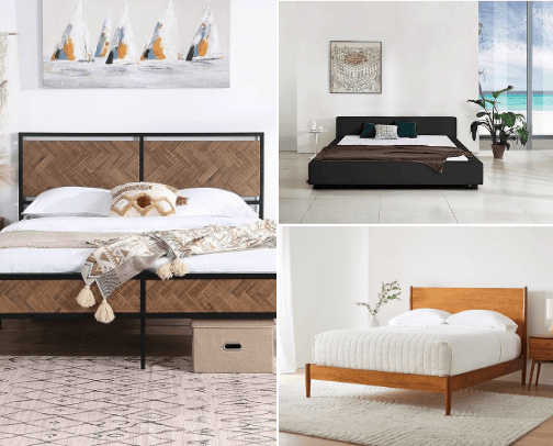 Beautiful beds for all styles cover photo collage