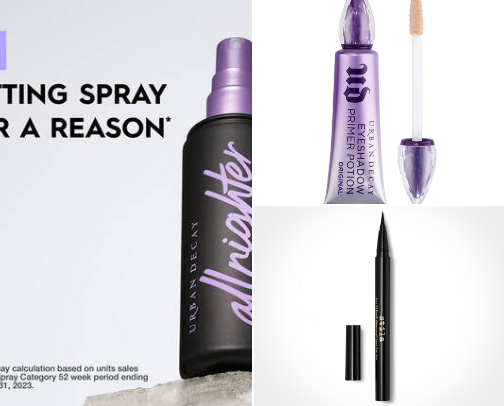 My favorite beauty products cover photo collage