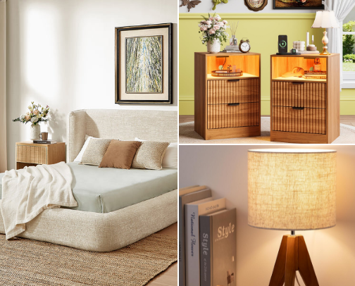 Modern Bedroom Essentials cover photo collage