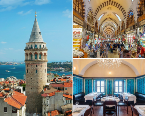 Must visit places in Istanbul cover photo collage