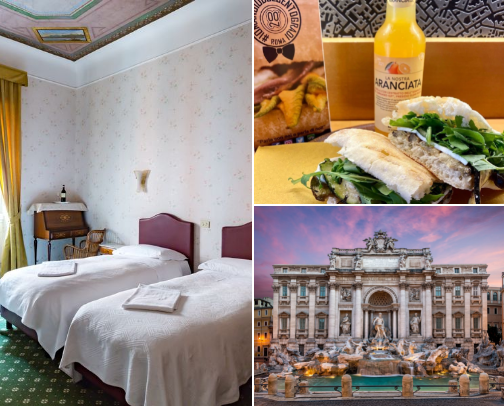 My perfect day in rome cover photo collage