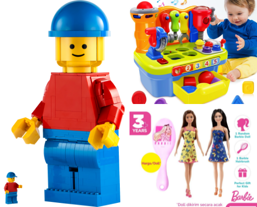 Toys friendly cover photo collage