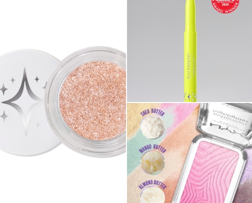 Blinding Highlighters That Melt Into The Skin cover photo collage