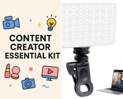 Content Creator Essential Kit cover photo collage