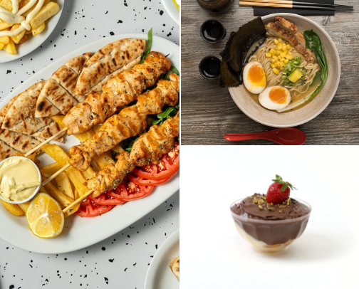 Foodie Finds: Athens Edition cover photo collage