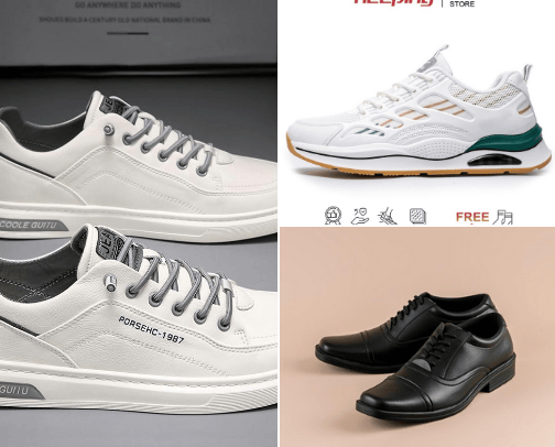 Sepatu Pria cover photo collage