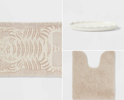 Neutral Bathroom Finds Under $35 at Target cover photo collage