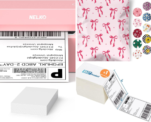 Reseller Essentials: Supplies for a Profitable Business/ Side Hustle cover photo collage