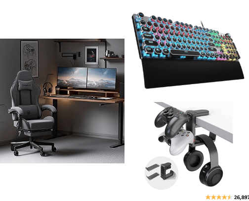 Gaming cover photo collage