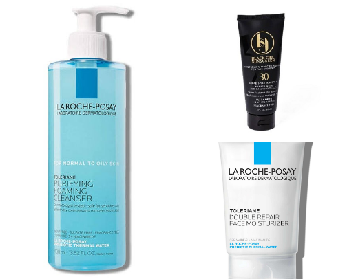 Favorite skin care products cover photo collage