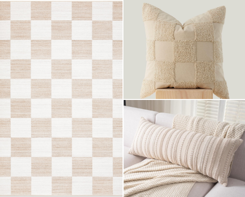 our neutral boho home cover photo collage
