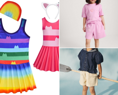 Recommended comfortable and best summer clothes for kids cover photo collage