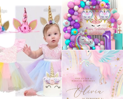 Party and Celebrations cover photo collage