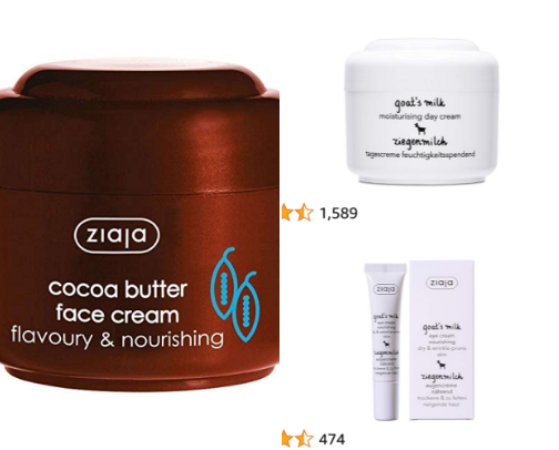 Dry skin-products cover photo collage