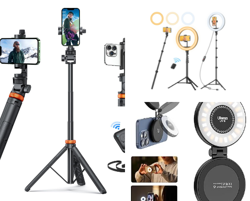 content creator MUST HAVES cover photo collage