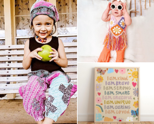 Baby Boho - Outfits & Decor For Toddlers & Babies cover photo collage