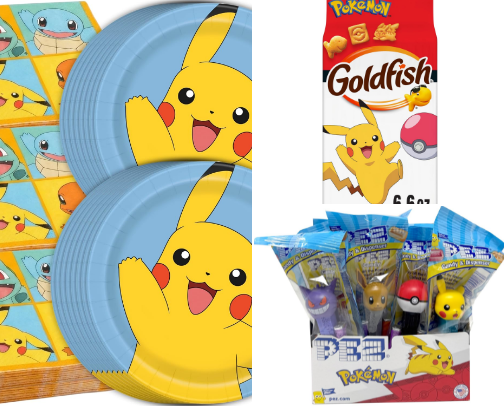 What I bought for my son’s 4th birthday - pokemon theme cover photo collage