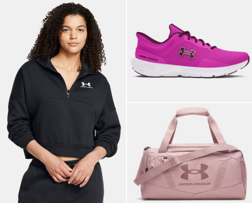 UNDER ARMOUR Women cover photo collage