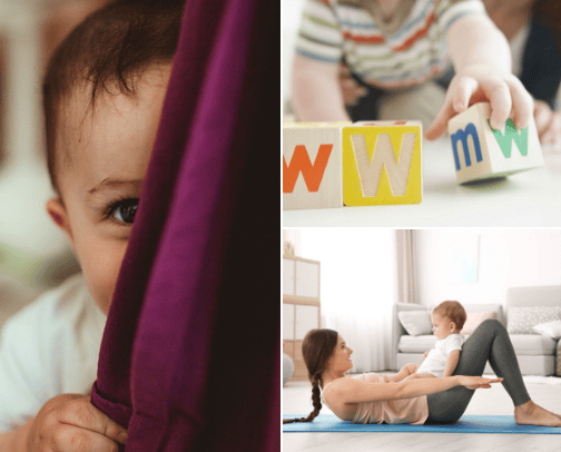 Interactive Play Ideas to Boost Baby's Development cover photo collage