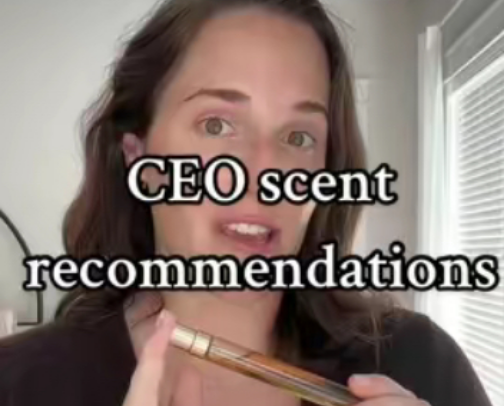 CEO coded fragrances cover photo collage