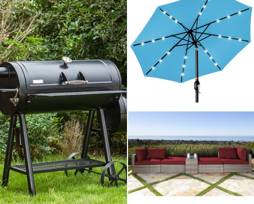 Backyard cover photo collage