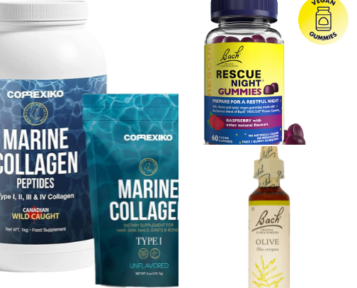 Health products cover photo collage