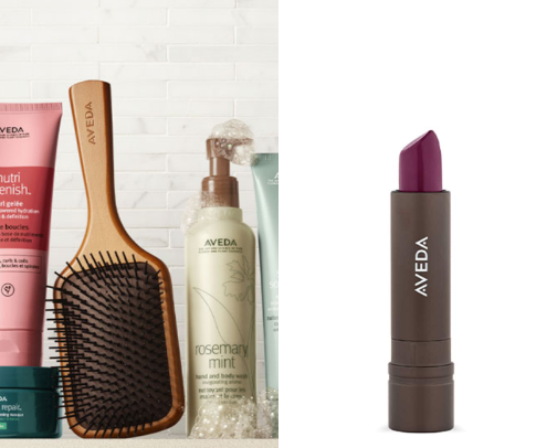 Aveda Hair Care & Makeup cover photo collage