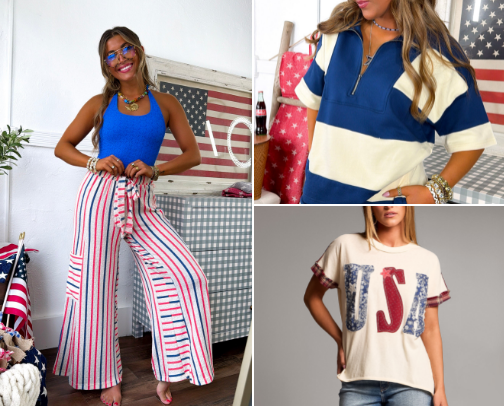 4th of July fits cover photo collage