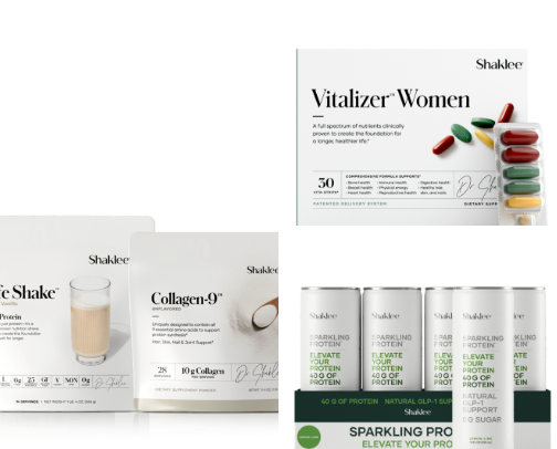 What you'll find me using for protein, weight loss, and vitamins! cover photo collage