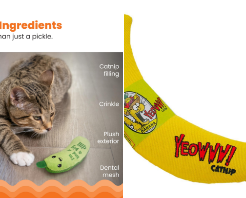 Cat Toys cover photo collage