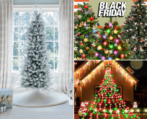 Christmas decor cover photo collage