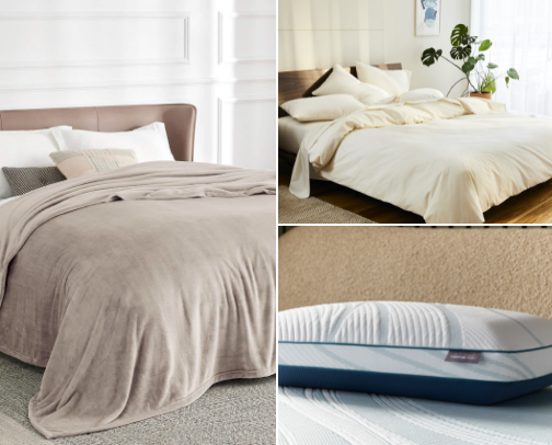 😴 Sleep Better Tonight: My Bedtime Must-Haves ✨ cover photo collage
