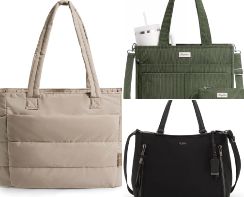 Best on Amazon Everyday Tote Bags for Women | Work, Travel & Casual cover photo collage