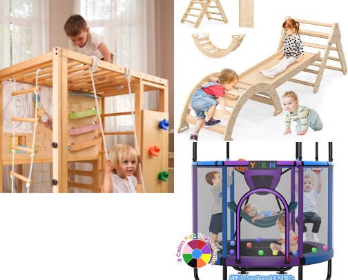 The perfect toys for kids to keep them active cover photo collage