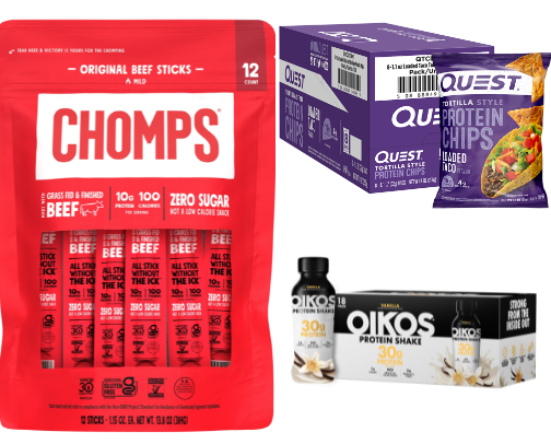 Protein Packed Snacks cover photo collage