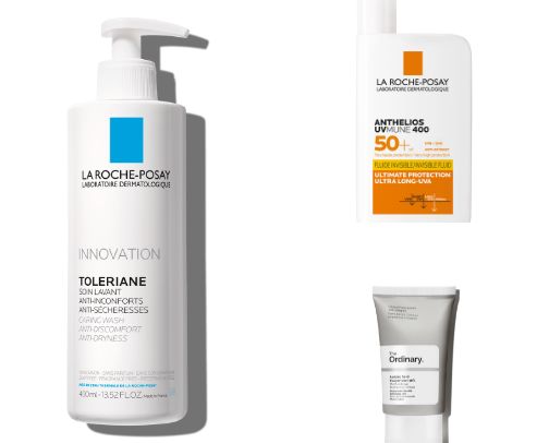 Best creams for facial redness(red spots on the face)and under-the-skin pimples🧖🏽‍♀️ cover photo collage