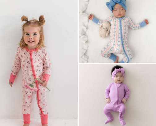 Baby Girl PJ Favorites cover photo collage