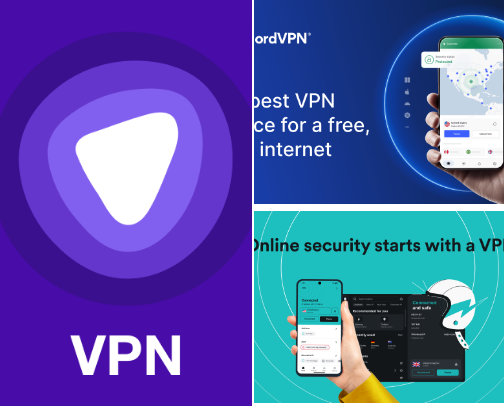VPN APP cover photo collage
