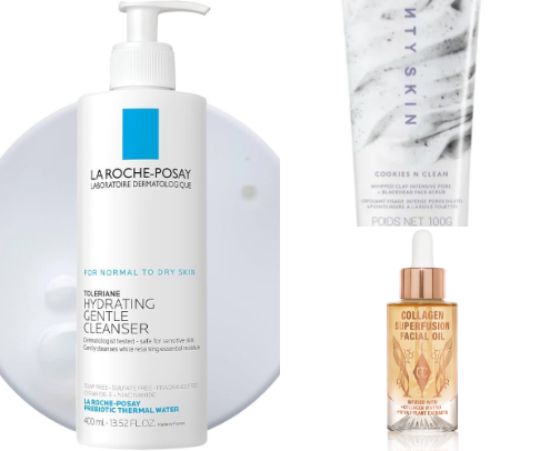 Skincare for oily skin cover photo collage