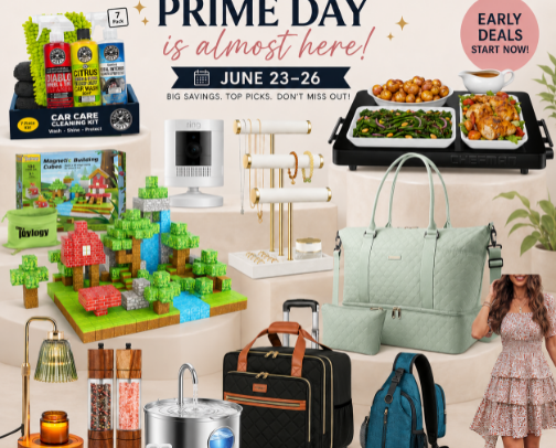AMAZON Prime Sales Events 🎉🛍️🛒 cover photo collage