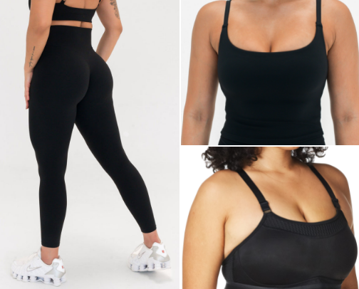 Short Torso, Long Legs Gym Attire 💪🏼 cover photo collage