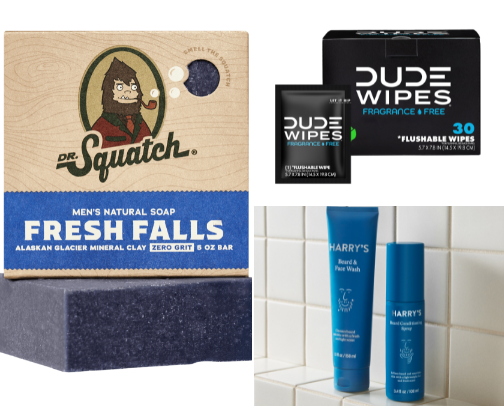 Perfect stocking stuffers for him cover photo collage