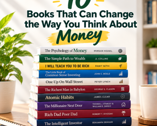 The Books That Changed How I Think About Money cover photo collage