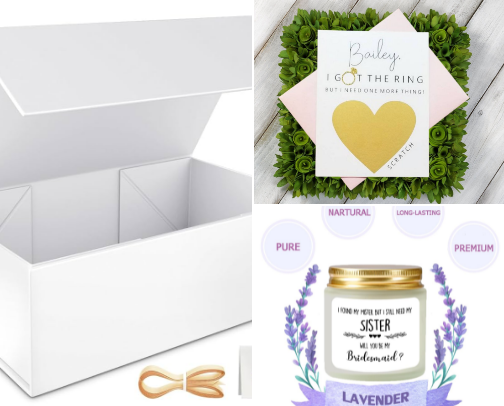 Bridesmaid Proposal Box Needs cover photo collage