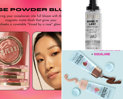 All time favorite makeup products 💄💋 cover photo collage