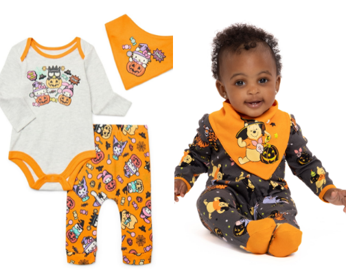 Walmart Halloween baby sets cover photo collage