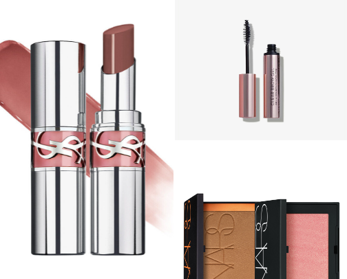 Products that live in my makeup bag because I take them everywhere with me cover photo collage