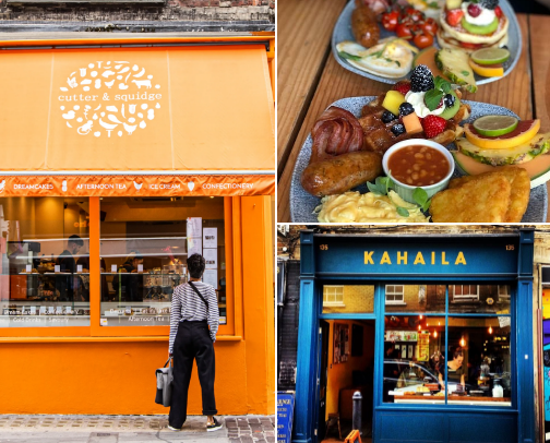 Go-To London Cafes That are Cute and Good cover photo collage