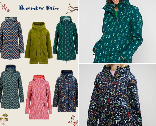 November Rain - So many Perfect Coats for Rainy Days! cover photo collage