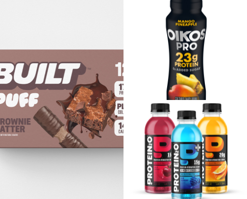 Yummy protein cover photo collage